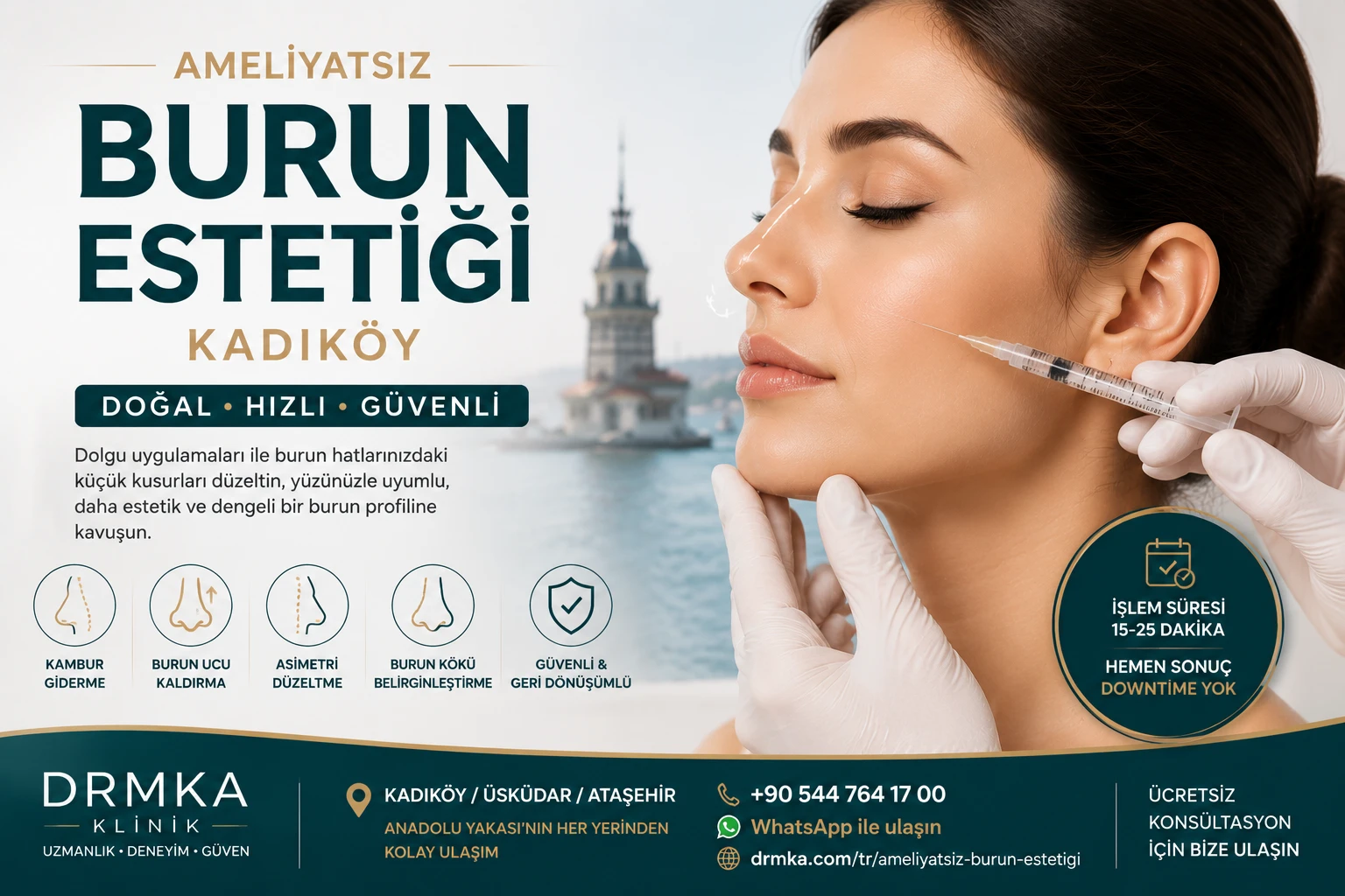 Kadıköy Ameliyatsız Burun Estetiği