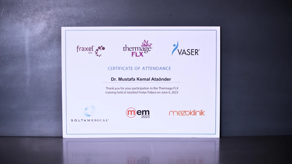 Dr. Mustafa Kemal Ataönder - Medikal Estetik Uzmanı