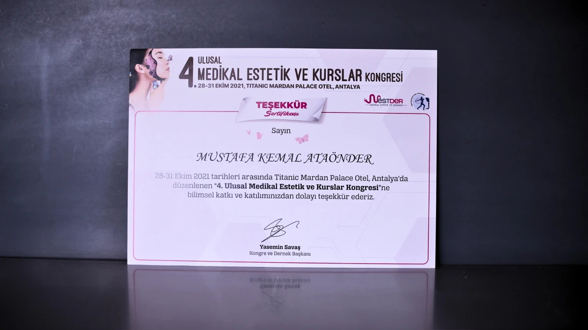 Dr. Mustafa Kemal Ataönder - Medikal Estetik Uzmanı