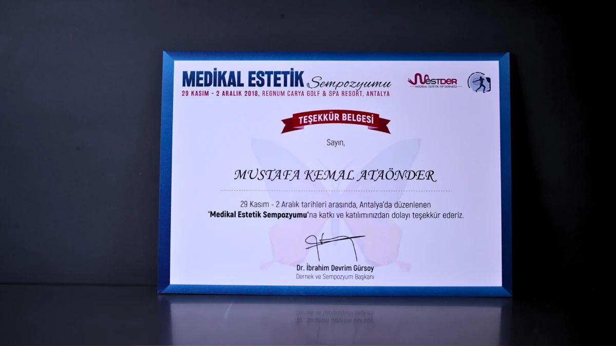 Dr. Mustafa Kemal Ataönder - Medikal Estetik Uzmanı