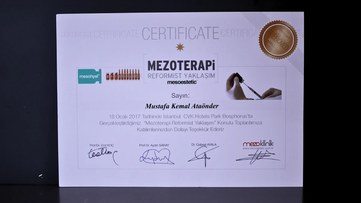 Dr. Mustafa Kemal Ataönder - Medikal Estetik Uzmanı