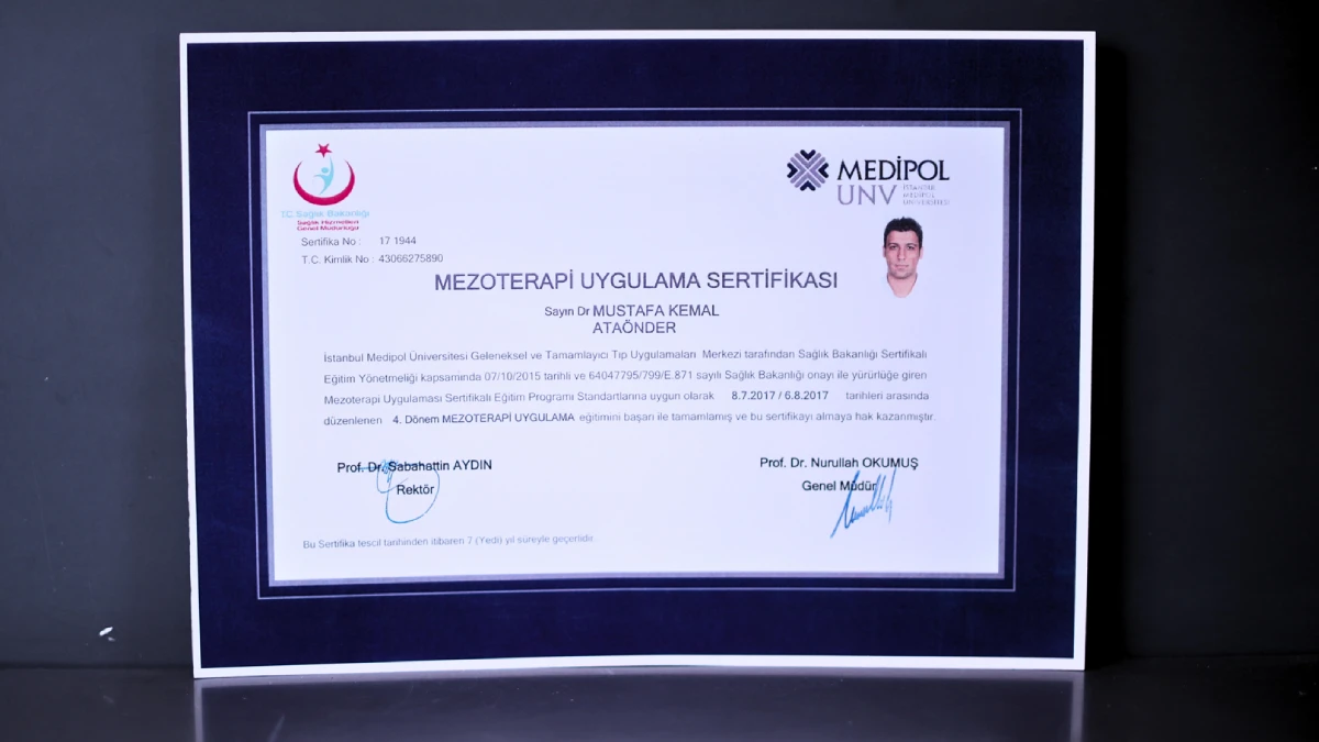 Dr. Mustafa Kemal Ataönder - Medikal Estetik Uzmanı